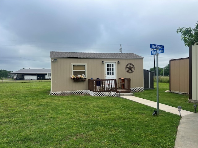 150 Vz County Road 2118, Canton, TX 75103 - manufactured / mobile home with a front lawn and roof with shingles