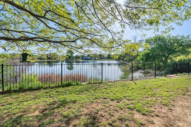 105 Park Trail Pl, Joshua, TX 76058 - view of yard featuring fence and a water view