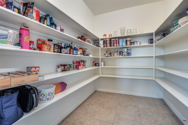 view of pantry