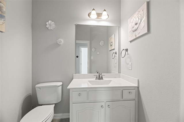 1036 Rutherford St, Frisco, TX 75036 - half bathroom with toilet and vanity