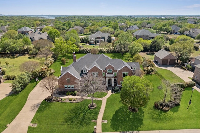 5205 Coral Springs Dr, Flower Mound, TX 75022 - aerial perspective of suburban area