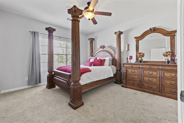 847 Bentwater Pkwy, Grand Prairie, TX 75104 - bedroom featuring carpet flooring and ceiling fan
