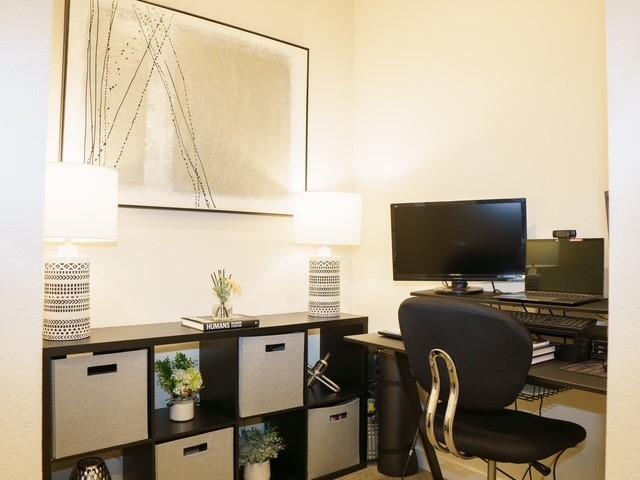 view of office area
