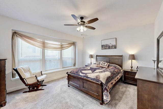 1979 Frediano Ln, Mclendon Chisholm, TX 75032 - bedroom featuring light colored carpet, baseboards, and a ceiling fan