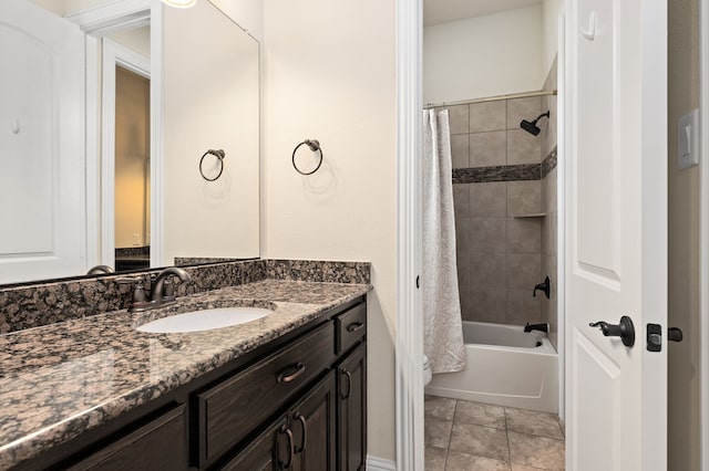 3 Asheville Ln, Trophy Club, TX 76262 - full bathroom featuring vanity, toilet, and shower / tub combo with curtain
