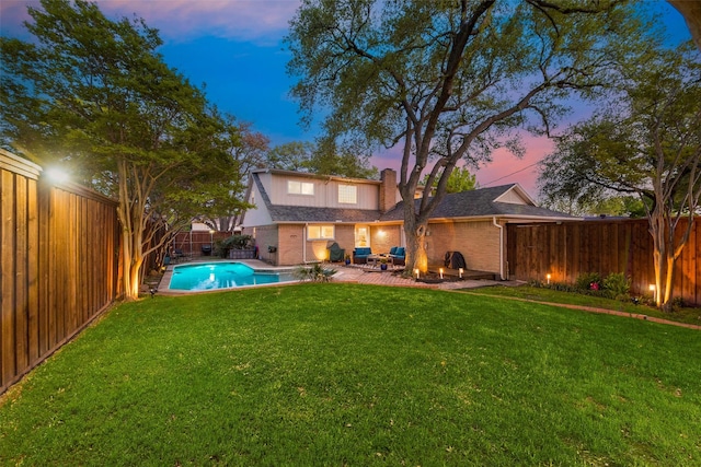 9375 Springwater Dr, Dallas, TX 75228 - back of property with brick siding