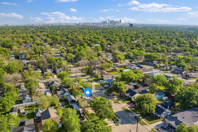 1101 Melbourne Ave, Dallas, TX 75224 - bird's eye view featuring a residential view