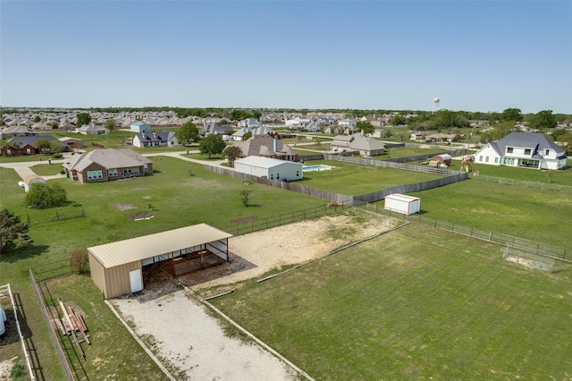 birds eye view of property featuring a residential view
