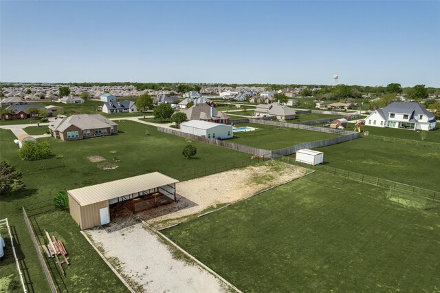 1656 Hearn Ln, Van Alstyne, TX 75495 - aerial perspective of suburban area