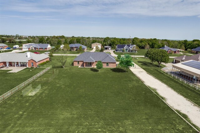 1656 Hearn Ln, Van Alstyne, TX 75495 - aerial perspective of suburban area