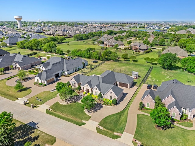 birds eye view of property featuring a residential view