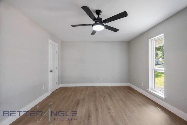 11006 Ferndale Rd, Dallas, TX 75238 - unfurnished room with plenty of natural light, light wood-type flooring, and baseboards