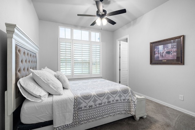 5685 Florance Rd, Northlake, TX 76247 - carpeted bedroom with baseboards and ceiling fan