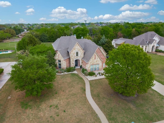 aerial view
