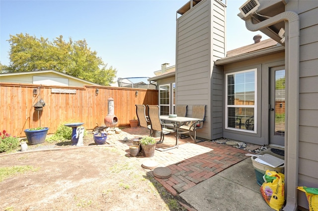 2109 Windy Dr, Garland, TX 75044 - view of patio featuring fence