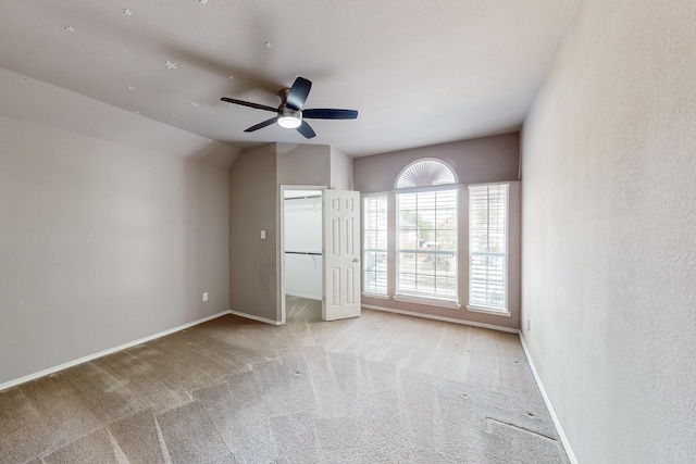 104 Bayonne Dr, Mansfield, TX 76063 - spare room featuring baseboards, light colored carpet, and ceiling fan