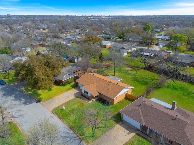 216 Belmont St, Hurst, TX 76053 - aerial perspective of suburban area