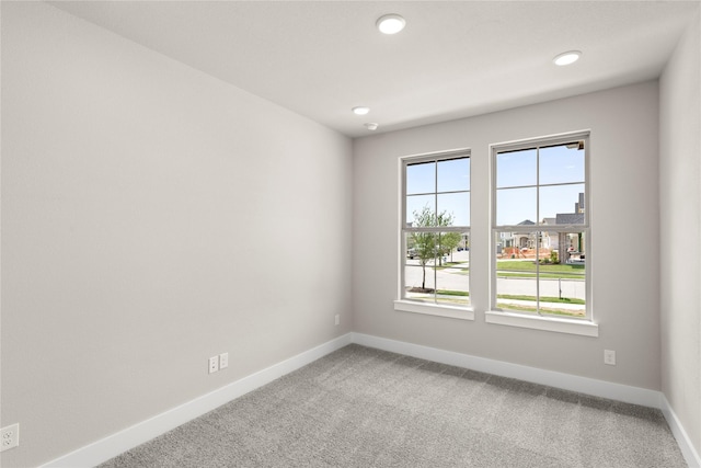 2900 Barbary, Mckinney, TX 75071 - unfurnished room with recessed lighting, light colored carpet, and baseboards