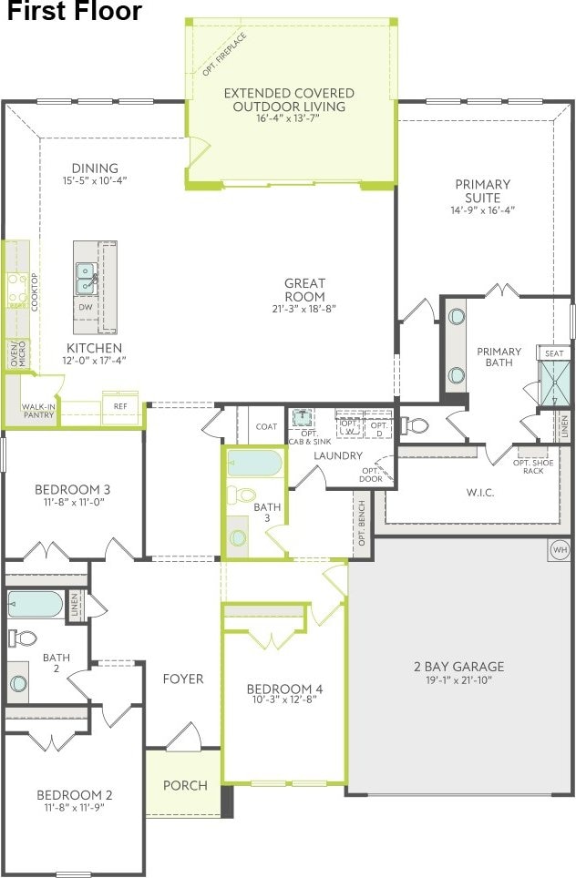 2900 Barbary, Mckinney, TX 75071 - view of layout