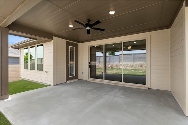 2900 Barbary, Mckinney, TX 75071 - view of patio / terrace featuring ceiling fan