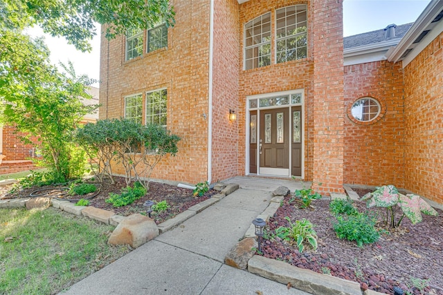 4032 Guthrie Dr, Plano, TX 75024 - view of exterior entry with brick siding