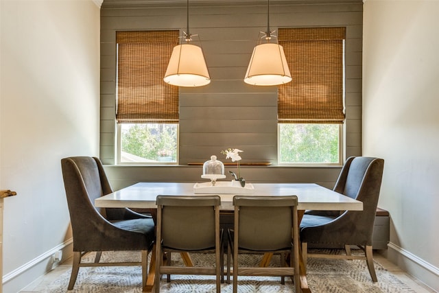 2890 Creekwood Ln, Prosper, TX 75078 - dining space with baseboards