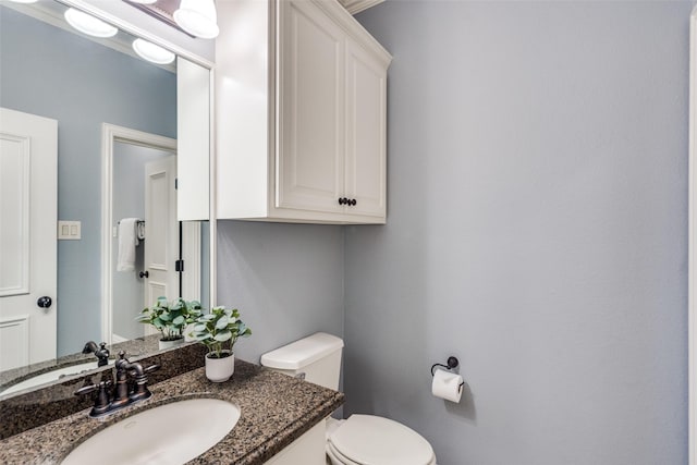 2890 Creekwood Ln, Prosper, TX 75078 - bathroom with toilet and vanity