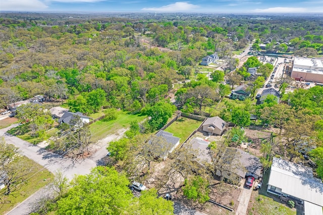 530 E Day St, Denison, TX 75021 - bird's eye view featuring a view of trees