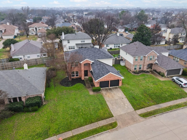322 Ashley Oak Ln, Lake Dallas, TX 75065 - bird's eye view featuring a residential view