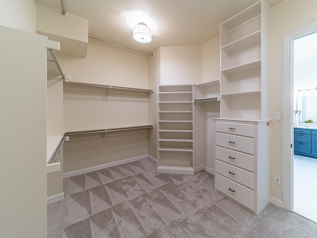 5454 Pebble Creek Dr, Celina, TX 75078 - walk in closet featuring carpet floors