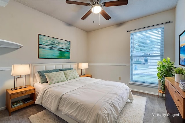 6605 Bluebonnet Dr, Rowlett, TX 75089 - carpeted bedroom featuring baseboards and ceiling fan
