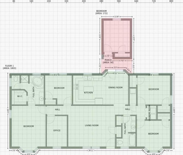 5609 Cedar Creek Dr, Kemp, TX 75143 - property floor plan