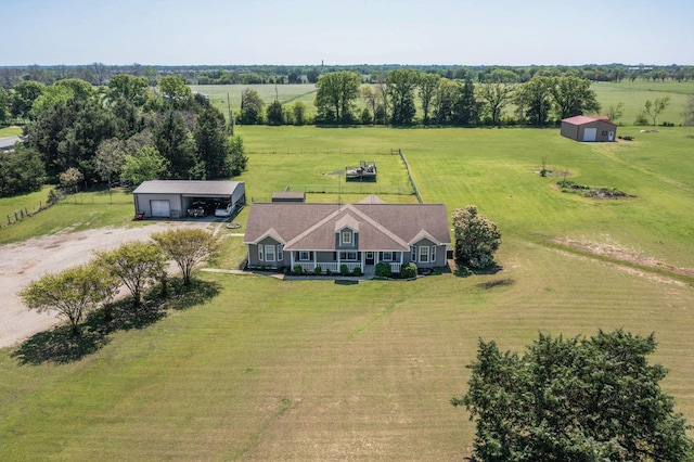 5609 Cedar Creek Dr, Kemp, TX 75143 - aerial view of sparsely populated area with a pastoral area