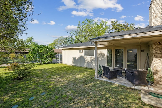 view of yard with a patio