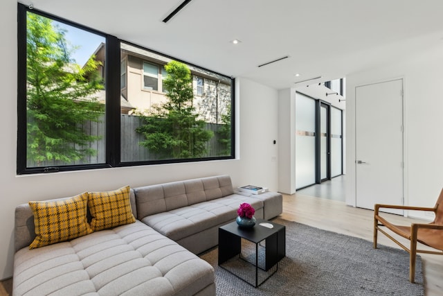 5101 Vickery Blvd, Dallas, TX 75206 - living room featuring wood finished floors