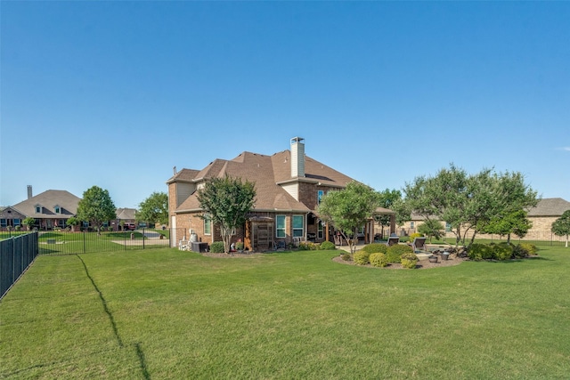 912 Lorene Dr, Wylie, TX 75098 - view of yard featuring a gazebo, a patio area, and central air condition unit
