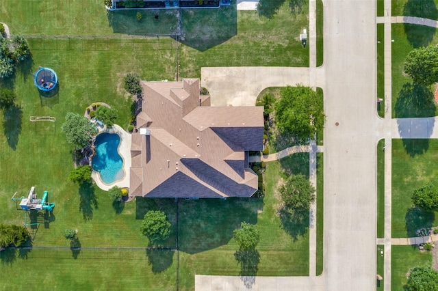 912 Lorene Dr, Wylie, TX 75098 - bird's eye view of a pool area