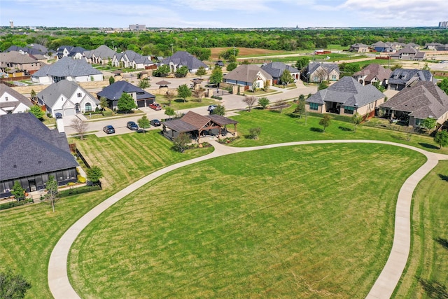 birds eye view of property featuring a residential view