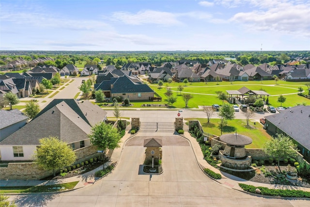birds eye view of property featuring a residential view