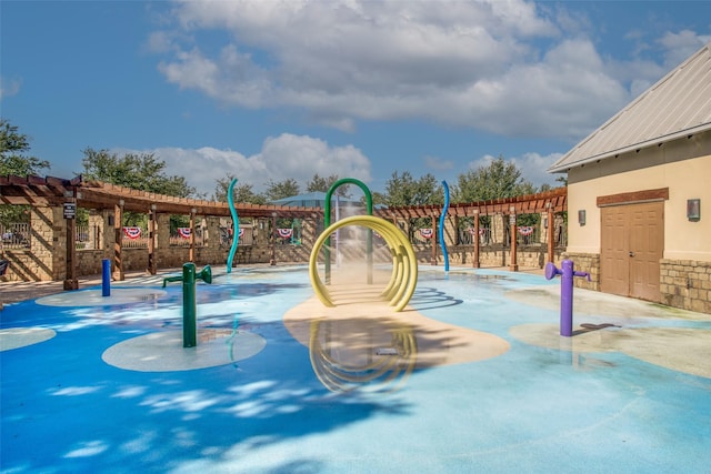 700 Kimbro Ave, Lantana, TX 76226 - view of play area with a pergola