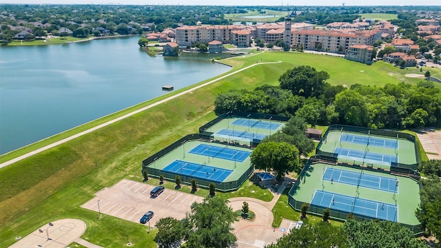 5905 Summer Point Dr, Mckinney, TX 75072 - bird's eye view featuring a water view