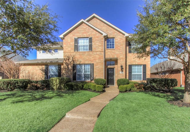 830 High Meadow Rd, Frisco, TX 75033 - traditional-style home with brick siding and fence