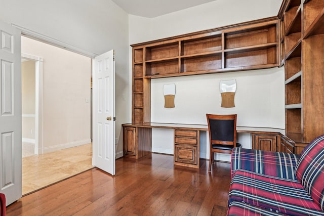 604 Nelson Ct, Plano, TX 75025 - office space with built in study area and wood-type flooring