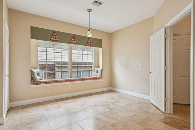604 Nelson Ct, Plano, TX 75025 - unfurnished dining area with baseboards and visible vents