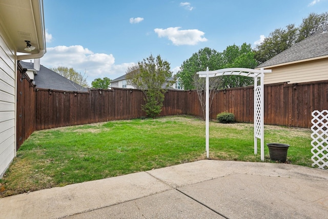 604 Nelson Ct, Plano, TX 75025 - view of yard featuring a patio and a fenced backyard