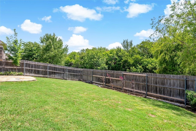 4134 Lee Hutson Dr, Sachse, TX 75048 - view of yard featuring a fenced backyard