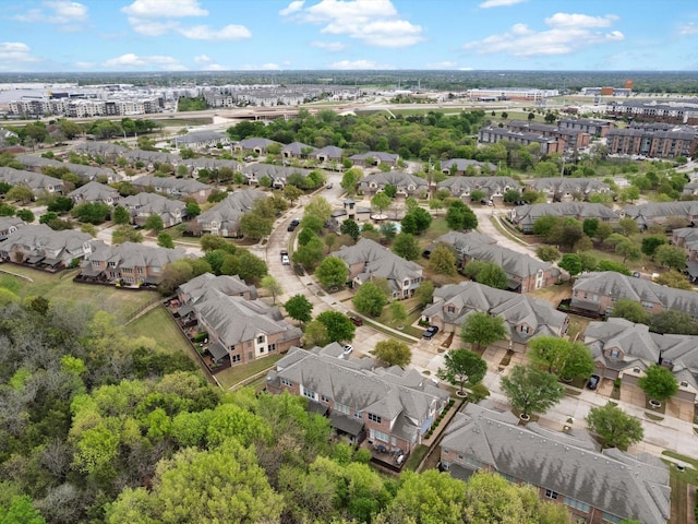 drone / aerial view featuring a residential view