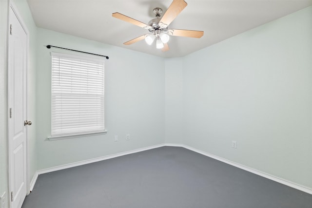 117 Independence Ave, Venus, TX 76084 - empty room with a ceiling fan and baseboards