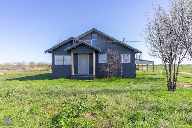 5105 Fm 1082, Hawley, TX 79525 - bungalow-style house with entry steps and a front lawn