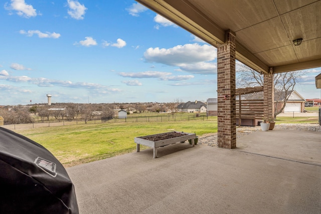 1109 Mount Ln, Rhome, TX 76078 - view of patio with grilling area